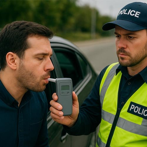 Control de alcoholemia y operativos de tránsito en calles de Maipú